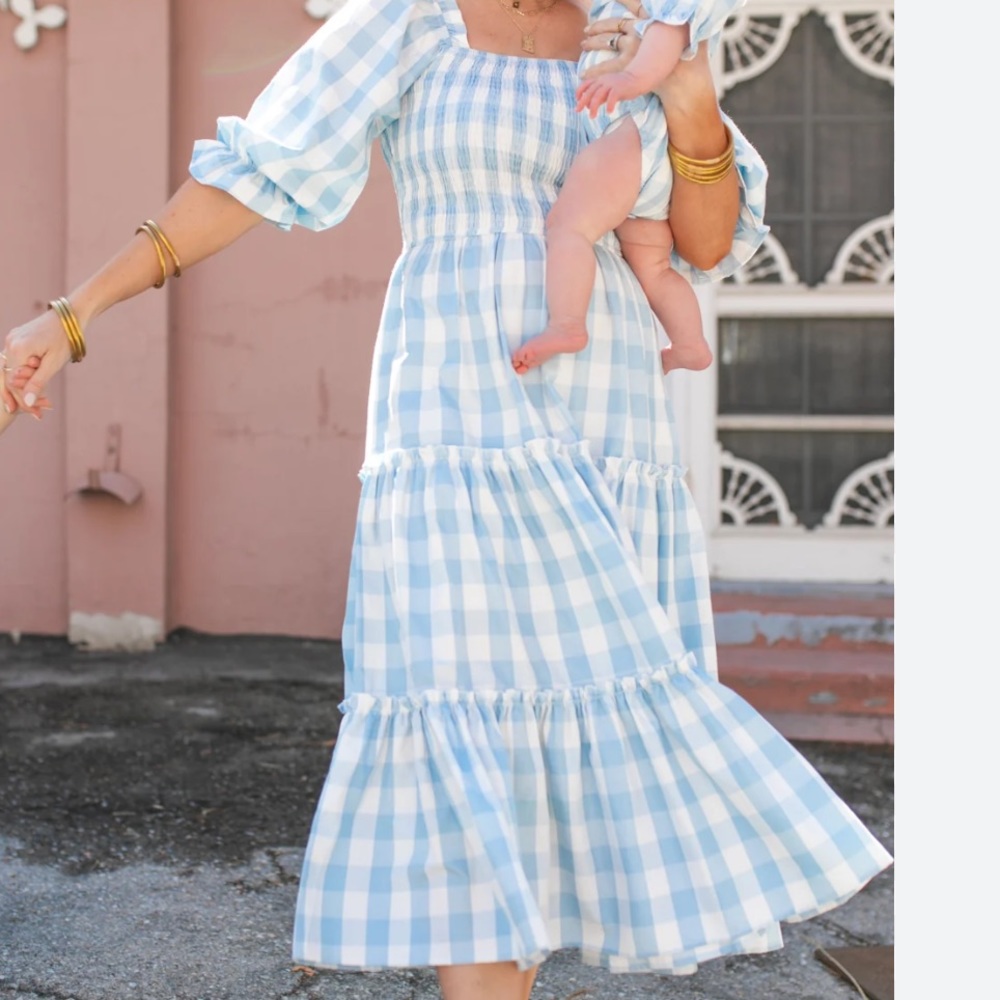 Ivy city Mia gingham dress